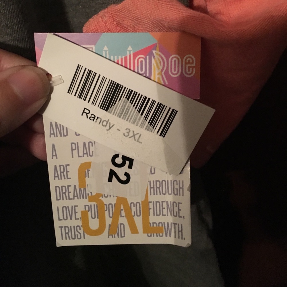 Lularoe Randy tee NWT - Picture 2 of 3